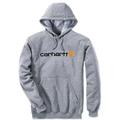 Sweat-Shirt à capuche avec logo gris granulé TM CARHARTT S1100074034M