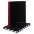 Black n' Red Oxford Black n Red Notebook A4 Hardback Casebound Ru