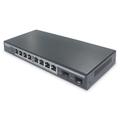 Digitus 8-Port Gigabit PoE Networkswitch. Desktop. L2 managed. 2 Uplin