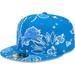 Men's New Era Blue Detroit Lions Paisley 59FIFTY Fitted Hat