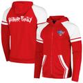 Men's Red Cody Rhodes Nightmare Family Raglan Full-Zip Hoodie