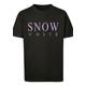 Kurzarmshirt F4NT4STIC "Kinder Disney Boys Snow White Graphic with Kids Basic Tee" Gr. 158/164, schwarz (black) Mädchen Shirts T-Shirts