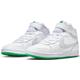Sneaker NIKE SPORTSWEAR "Court Borough Mid 2" Gr. 32, weiß (white, football grey, stadium green) Schuhe Sneaker