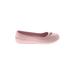 Crocs Flats: Pink Solid Shoes - Women's Size 5 - Round Toe