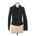 White House Black Market Jacket: Short Black Print Jackets & Outerwear - Women's Size 10