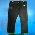 Levi's Jeans | Levi's 501 Black Distressed Boot Cut Jeans Size 42 X 30 | Color: Black | Size: 42