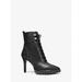 Michael Kors Shoes | Michael Michael Kors Kyle Leather Lace-Up Boot 9.5 Black New | Color: Black | Size: 9.5