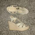 Michael Kors Shoes | Michael Kors | Beige Wedge Sandals | Color: Cream/Tan | Size: 9