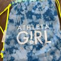 Athleta Accessories | New Athleta Girl Blue Tie Dye Sac Drawcord Backpack Sport Bag Cinch Sack | Color: Blue | Size: Osg
