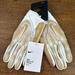 Nike Accessories | Nike Vapor Jet 7.0 Football Receiver Gloves White Gold Adult Size M | Color: Gold/White | Size: Os