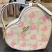 Coach Bags | Nwt Coach Heart Crossbody In Signature Canvas With Pink Heart Print Cp021 | Color: Pink/Tan | Size: Os