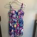 Lilly Pulitzer Dresses | Lilly Pulitzer Christine Tropical Pink Purple Blue Dress Size 2 | Color: Blue/Pink | Size: 2