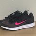 Nike Shoes | Nike Downshifter Running Sneakers Pink Black Size 6.5 Womens (Size 5y) | Color: Black/Pink | Size: 6.5