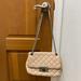 Michael Kors Bags | Authentic Michael Kors Quilted Handbag In Pink-Beige | Color: Pink/Silver | Size: Os