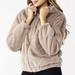 Nine West Jackets & Coats | Nine West Faux Fur Hoodie Jacket | Color: Cream/Tan | Size: Xs