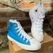 Converse Shoes | New Womens 7 Converse All Star Chuck 70 By You Canvas High Top Two Tone Shoe | Color: Blue/White | Size: 7