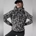 Athleta Tops | Athleta Tugga Sherpa Glacier Black Jacquard Hoodie | Color: Black/White | Size: M