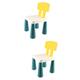 Zerodeko 2 Pcs Stool Plastic Blocks Chair Safety Chair Building Block Chair Multifunction Baby Chair Plastic Chair Baby Chair Toys for Baby Toddler Blocks