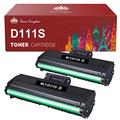 Toner Kingdom MLT-D111L D111S D111L Toner Kompatibel für Samsung Xpress SL M2020 M2020W M2022 M2022W M2026 M2026W M2070 M2070W M2070F M2070FW M2078W (Schwarz, 2er Pack)