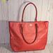 Kate Spade Bags | Kate Spade Beautiful Ostritch Leather Tote Bag Shanna Portola Valley Spice Red | Color: Red | Size: Os