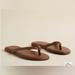 Torrid Shoes | New Torrid Size 8.5ww Sunnie Flip Flop Wide Width Vegan Leather- Deep Taup | Color: Brown | Size: 8.5