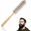 Brosse à Barbe Ronde Pour Homme, Brosse à Cheveux de coiffage Antistatique pour barbe et poils