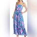 Lilly Pulitzer Dresses | Lillypulitzer Avianna Maxi Dress Euc Size 8 | Color: Blue/Purple | Size: 8