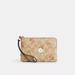 Coach Bags | Coach Corner Zip Wristlet In Signature Canvas With Floral Print | Color: Cream/Tan | Size: 6.25"L X 4"H X 0.5"W