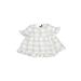 Janie and Jack Dress: White Checkered/Gingham Skirts & Dresses - Size 0-3 Month