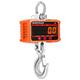 Loufy Hanging Scale, Digital Crane Scale, 1000 kg, Heavy Duty Industrial Crane Scale, LED Indication, Orange, Easy Installation