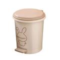 Trash and Recycling Bin Household large-capacity trash can for kitchen, large bathroom, living room, pedal trash can, toilet with lid trash can Trash Can with Lid (Size : L)