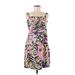 Banana Republic Casual Dress - Mini: Pink Print Dresses - Women's Size 10 Petite