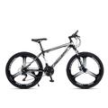 TiLLOw Man AND Woman Adult Bike 700C Wheels Mountain Bike 21 Speed 26-inch Wheels Hard Tail Mountain Bike Aluminum Wheel Leisure Bicycle (Color : Black white, Size : 26-IN_THREE-BLADE)