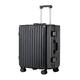 DNZOGW Travel Suitcase Luggage Multifunctional Trolley Case Universal Wheel Suitcase Men's and Women's Suitcase Boarding Case Trolley Case (Color : Black, Size : A)