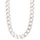 Jollys Jewellers Men's Sterling Silver 22.75" Curb Chain/Necklace (8mm Wide)