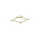 Gold 9ct Yellow Gold Dolphin Charm Belcher Bracelet of 15cm/6"