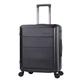 DNZOGW Travel Suitcase Fashionable Matte Trolley Case Password Suitcase Travel Gift PC Universal Wheel Zipper Case for Light Travel Trolley Case (Color : White, Size : A)