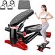 Steppers for Exercise, Exercise Step Machine with LCD Display Stepper Machine Fitness Aerobic Stepper Home Gym Equipment for Beginners and Advanced Users, Mini Aerobic Stepper