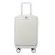 DNZOGW Travel Suitcase Fashionable Front-Opening Trolley Suitcase, Side-Opening Suitcase, Women's Spinner Accommodation Suitcase Trolley Case (Color : White, Size : A)