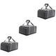 Sosoport 3pcs Outdoor Storage Bag Travel Tote Bags Camping Stoves Outdoor Storage Bins Pot Case BBQ Cookware Bag Camp Kitchen Cooking Utensil Bag Pot Pouch Large Container Oxford Cloth
