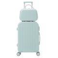 DNZOGW Travel Suitcase Simple Suitcase Women's Multifunctional Trolley Case Universal Wheels Female Suitcase Password Box Suitcase Trolley Case (Color : Blue, Size : A)