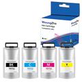 Woungzha T9731 T9732 T9733 T9734 Ink Pack Ink Bag with Chip Replacement for Epson WF-C869Ra Inkjet Printer Full Ink Cartridge (4 Packs)