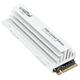 Crucial T705 2TB SSD PCIe Gen5 NVMe M.2 Limited Edition Internal Gaming SSD with Premium White Heatsink, Up to 14,500MB/s, PCIe 3.0 & 4.0 Compatible, Solid State Drive - CT2000T705SSD5A