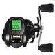 Electronic Baitcasting Fishing Reel LED Screen High Speed 7.2:1 10KG Saltwater Waterproof Cast Drum Wheel Ejection Right