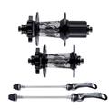 ZECHAO Mountain Bike Hub,Front 2 Rear 4 Bearings 108 Clicks Quick Release Lever 6 Claws 32 Holes 8/9/10/11/12 Speed Tire Accessories (Color : Black, Size : HG)