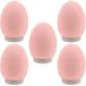 minkissy 5pcs Egg Menstrual Hot Water Bag Winter Hand Small Hot Water Bag Portable Water Heater Small Hot Water Bottle Water Heating Pad Household Accessories Child Knitted Bag Pink