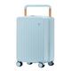 DNZOGW Travel Suitcase Wide Trolley Suitcase Password Box Suitcase Universal Wheel Men's and Women's Leather Suitcase Trolley Case Trolley Case (Color : Blue)