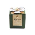 Creative Square Wedding Candy Box Exquisite Little Flower Chocolate Box Holiday Party Banquet Gift Box (Color : Green gold cards, Size : 50PCS_6.5CM)