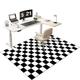 Carpet Protector Chair Mat, Gaming Chair Mat for Hard Floor, Wear-resistant Floor Protector for Carpets and Hard Floor Surfaces, Multi-Purpose Large Desk Chair Mat, Chair Rolling Mat 100 x 120 cm