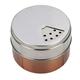 Multi-Purpose Stainless Steel Kitchen Gadgets Spice Pepper Shaker Spice Jar Rotating Cover Seasoning Can Salt Sugar Bottle